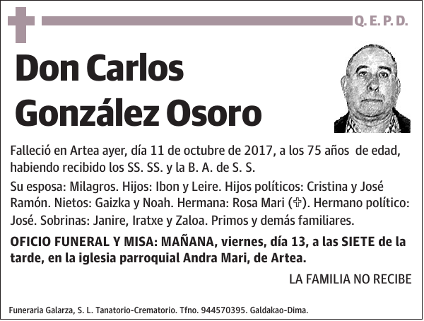 Carlos González Osoro