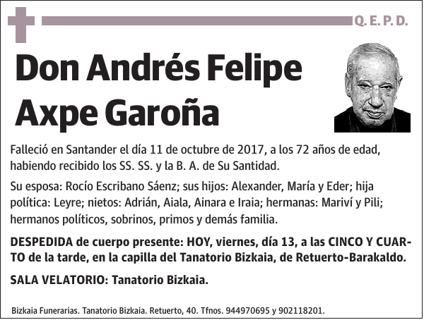 Andrés Felipe Axpe Garoña