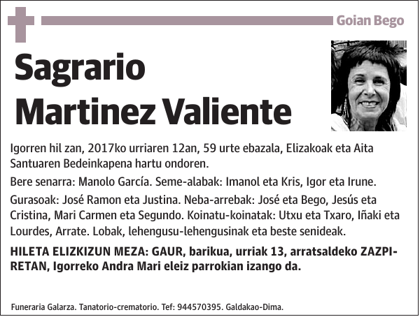 Sagrario Martinez Valiente