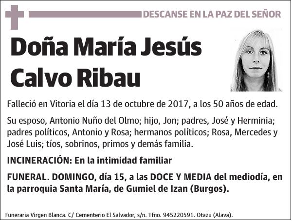 María Jesús Calvo Ribau