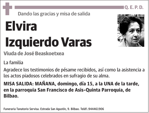 Elvira Izquierdo Varas