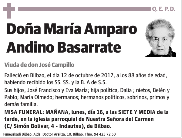 María Amparo Andino Basarrate