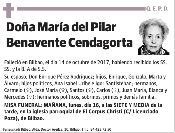 María del Pilar Benavente Cendagorta