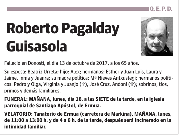 Roberto Pagalday Guisasola