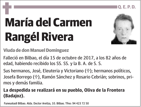 María del Carmen Rangél Rivera