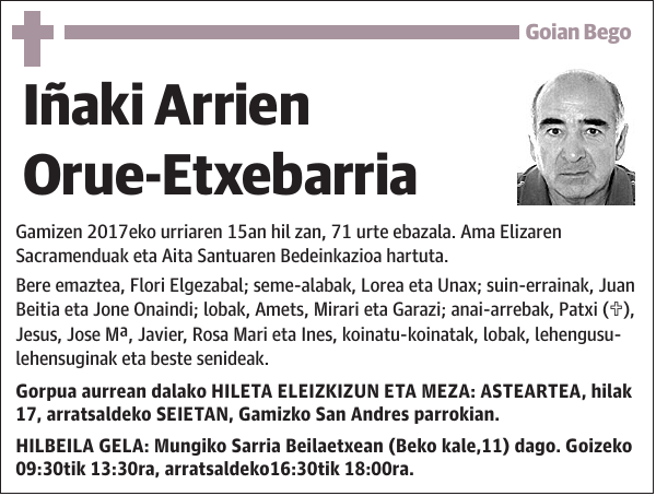 Iñaki Arrien Orue-Etxebarria