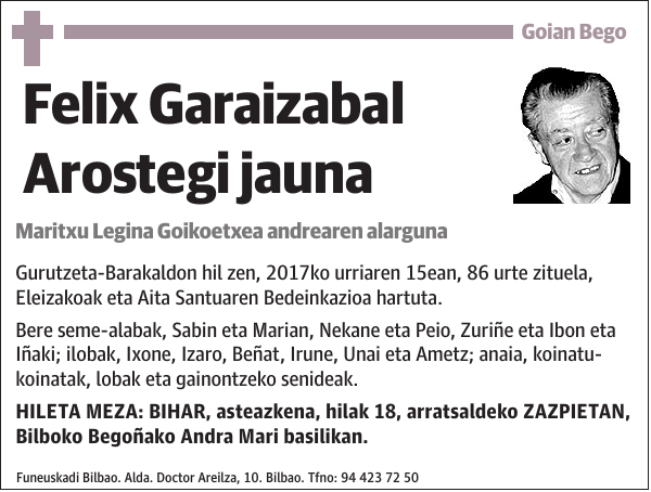 Felix Garaizabal Arostegi