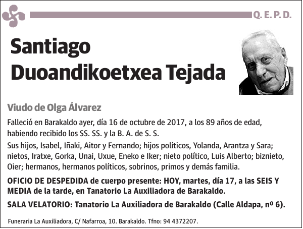 Santiago Duoandikoetxea Tejada