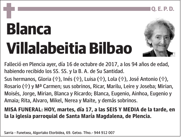 Blanca Villalabeitia Bilbao