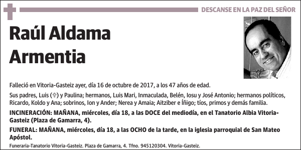 Raúl Aldama Armentia