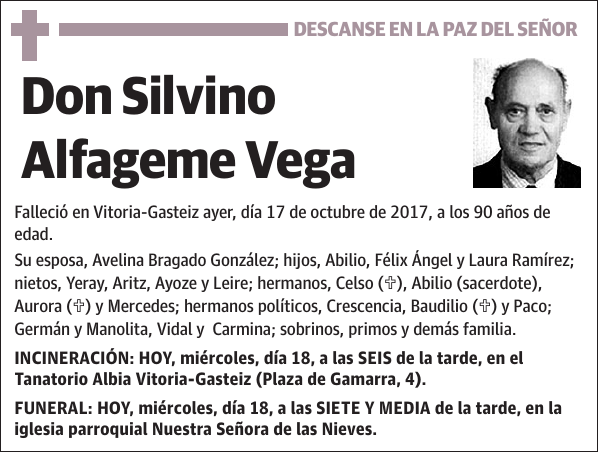 Silvino Alfageme Vega