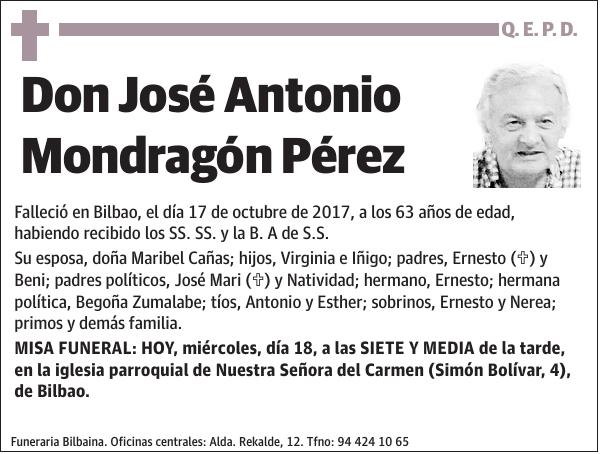 José Antonio Mondragón Pérez