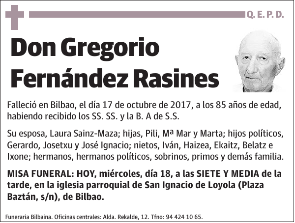 Gregorio Fernández Rasines