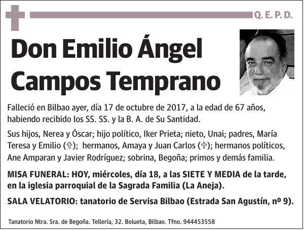 Emilio Ángel Campos Temprano