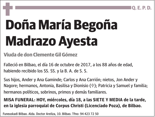 María Begoña Madrazo Ayesta