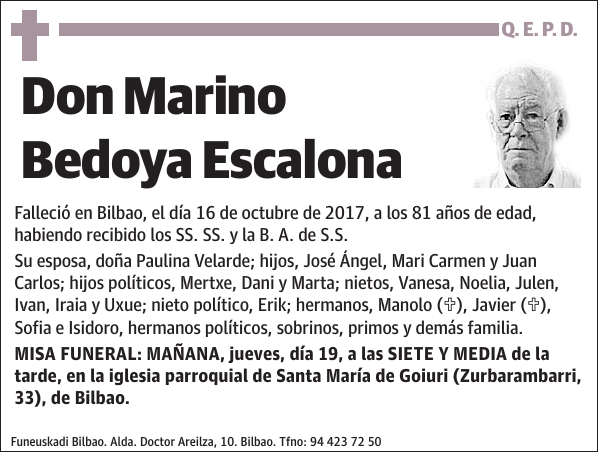 Marino Bedoya Escalona