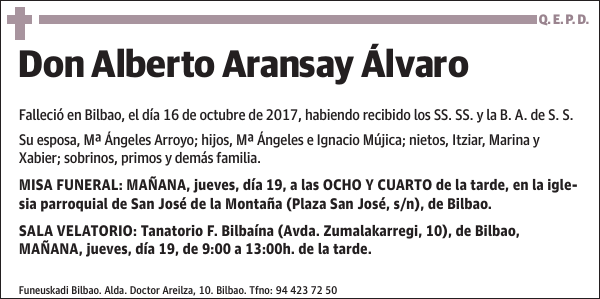 Alberto Aransay Álvaro