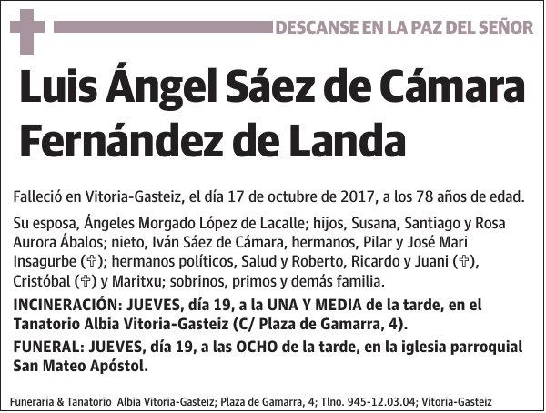 Luis Ángel Sáez de Cámara Fernández de Landa