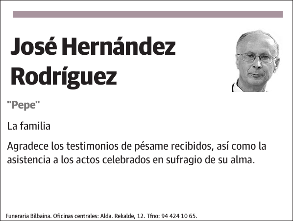 José Hernández Rodríguez