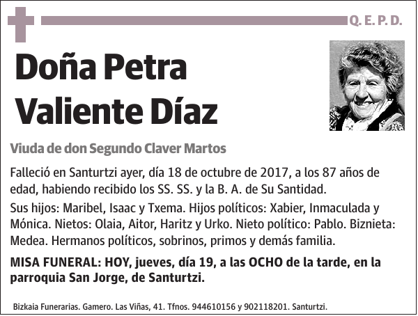 Petra Valiente Díaz