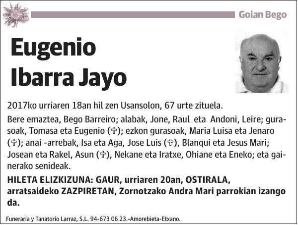 Eugenio Ibarra Jayo