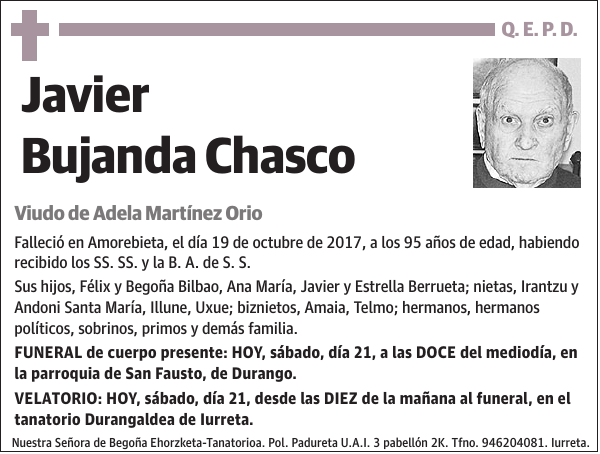 Javier Bujanda Chasco