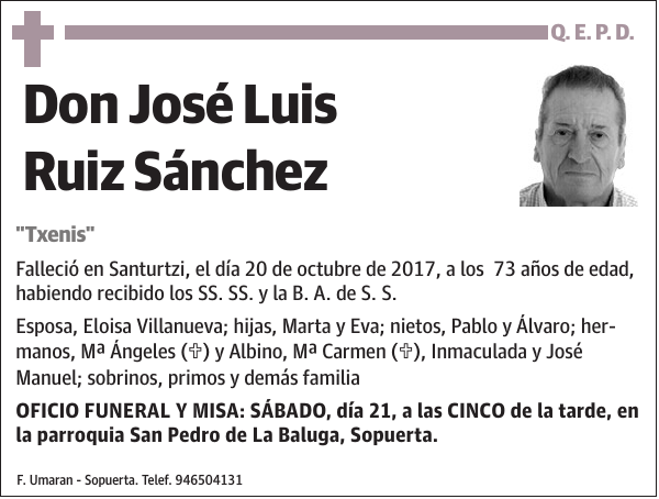 José Luis Ruiz Sánchez