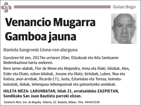 Venancio Mugarra Gamboa