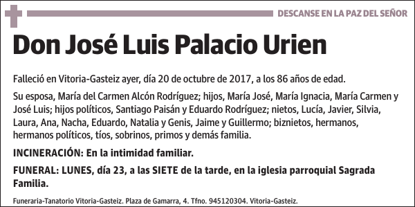 José Luis Palacio Urien