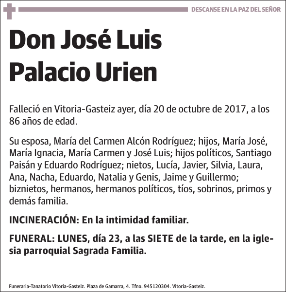 José Luis Palacio Urien