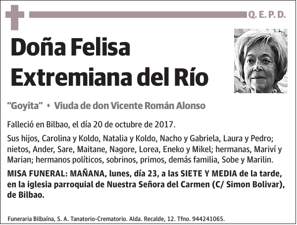 Felisa Extremiana del Río