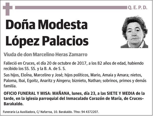 Modesta López Palacios