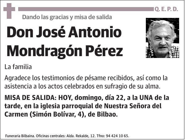 José Antonio Mondragón Pérez