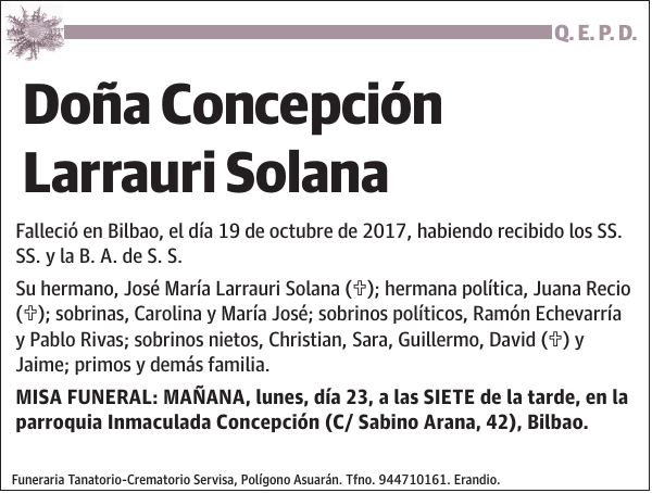 Concepción Larrauri Solana