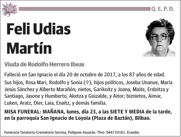 Feli Udias Martín