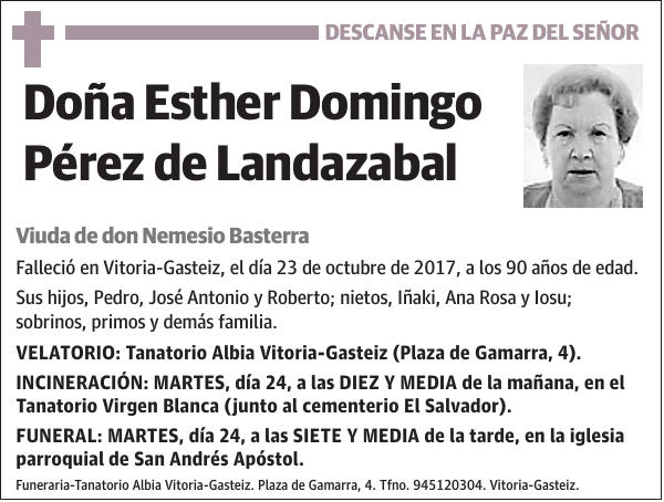 Esther Domingo Pérez de Landazabal