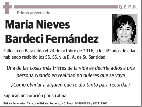 María Nieves Bardeci Fernández