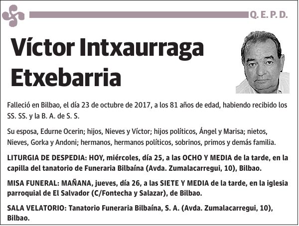 Víctor Intxaurraga Etxebarria