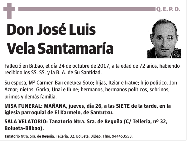 José Luis Vela Santamaría