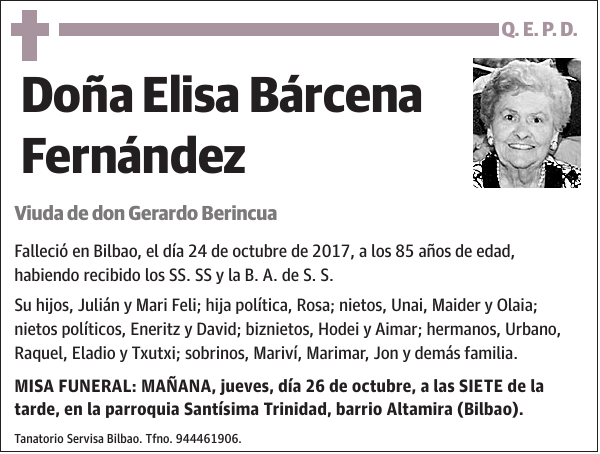 Elisa Bárcena Fernández