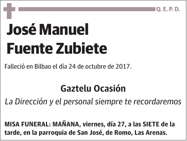 José Manuel Fuente Zubiete