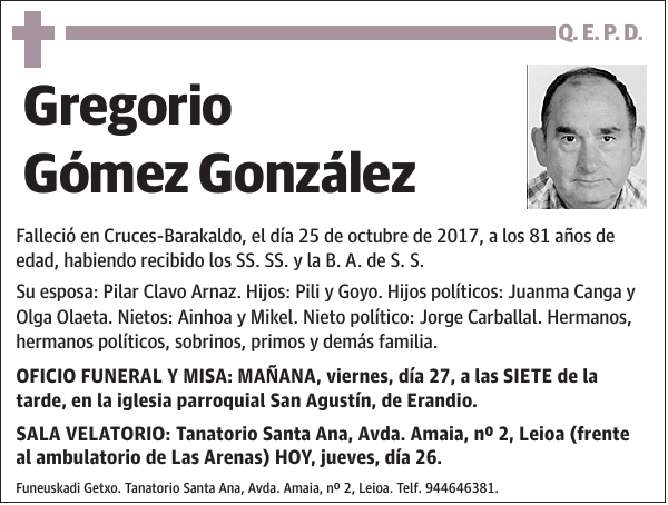 Gregorio Gómez González