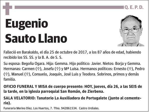 Eugenio Sauto Llano