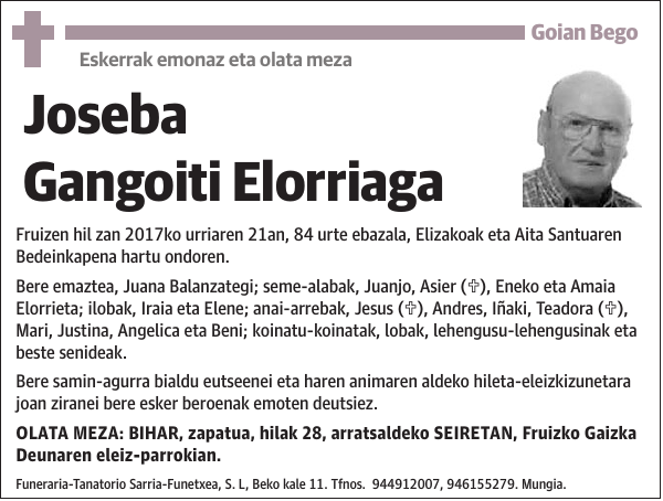 Joseba Gangoiti Elorriaga