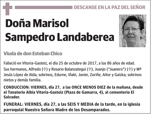 Marisol Sampedro Landaberea