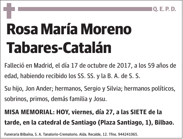 Rosa María Moreno Tabares-Catalán