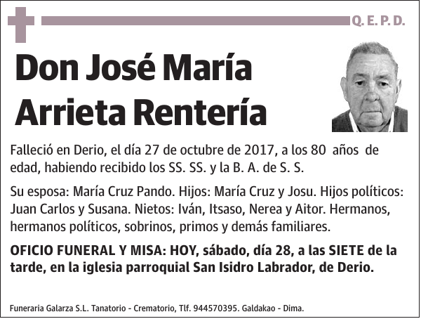 José María Arrieta Rentería