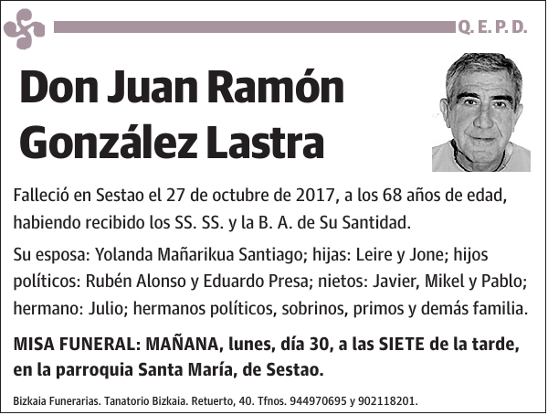 Juan Ramón González Lastra