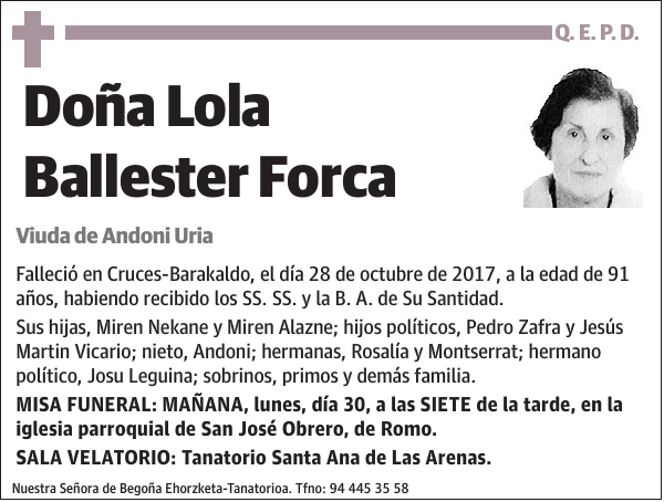 Lola Ballester Forca