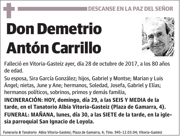 Demetrio Antón Carrillo